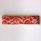 Wired Red Christmas Ribbon 40 FEET 2 1/2" Wide Satin & Gold Glitter Tree Garland